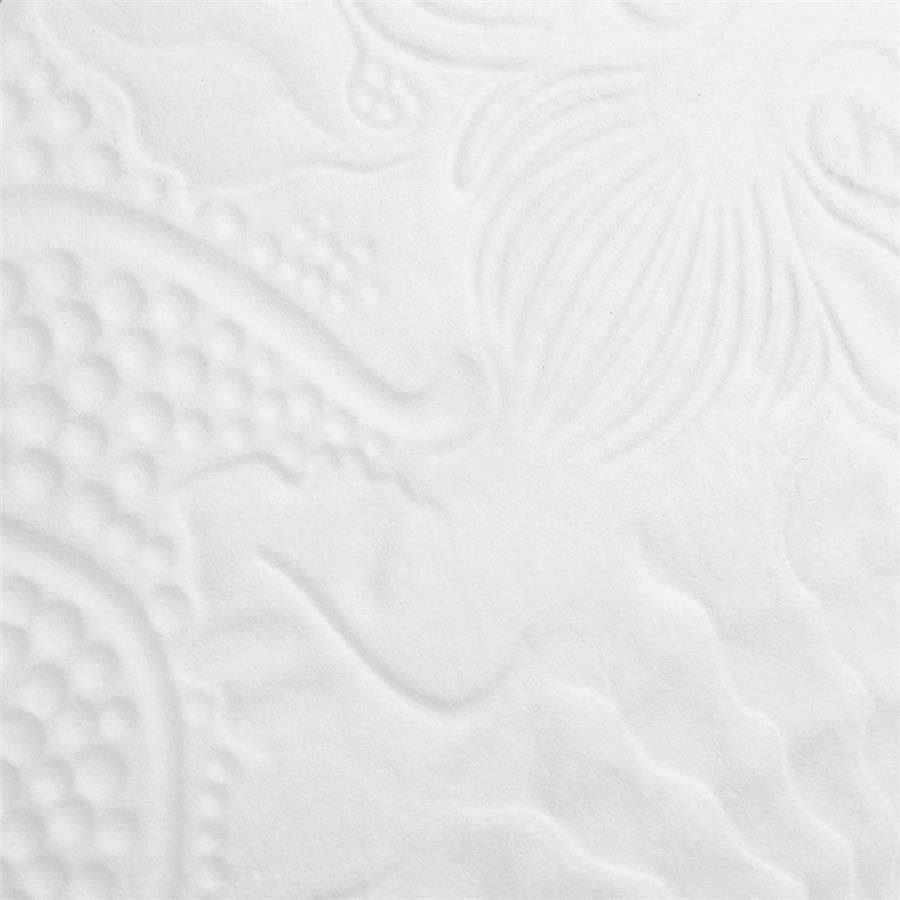 SomerTile - Gaudi 9&quot; x 10&quot; Porcelain Hex Tile - White