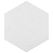 SomerTile - Gaudi 9" x 10" Porcelain Hex Tile - White