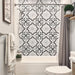 SomerTile - Lacour 10" x 10" Porcelain Tile - Grey wall installation