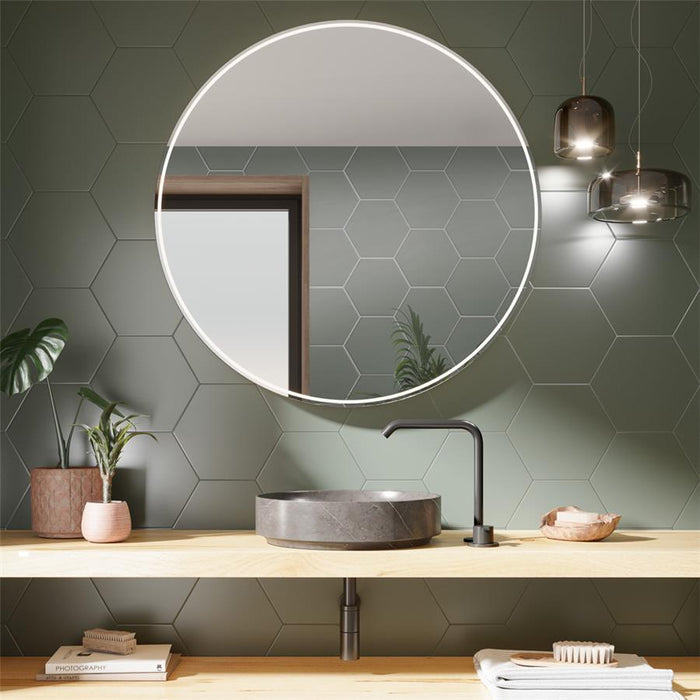 SomerTile - Textile Basic 9" x 10" Porcelain Hex Tile - Moss 2