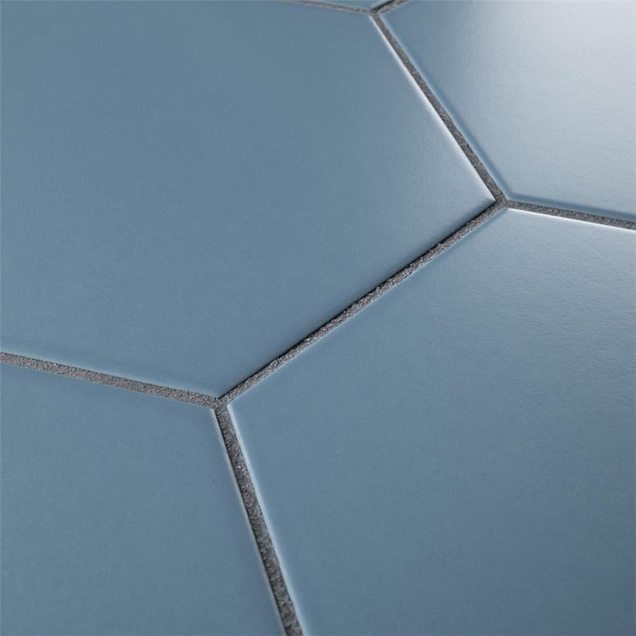 SomerTile - Textile Basic 9&quot; x 10&quot; Porcelain Hex Tile - Niagara