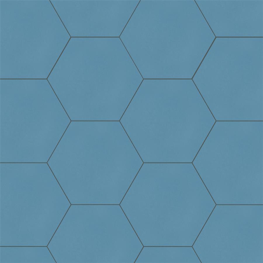 SomerTile - Textile Basic 9&quot; x 10&quot; Porcelain Hex Tile - Niagara