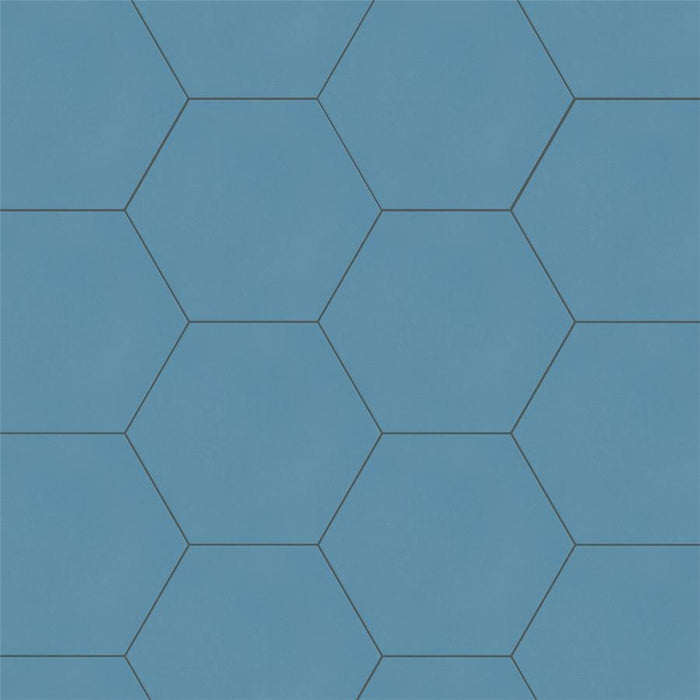 SomerTile - Textile Basic 9" x 10" Porcelain Hex Tile - Niagara
