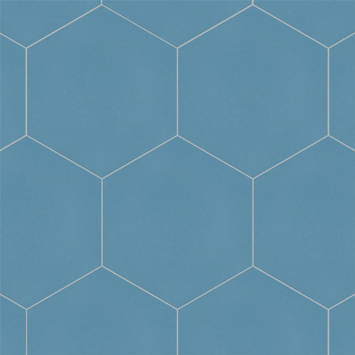 SomerTile - Textile Basic 9" x 10" Porcelain Hex Tile - Niagara