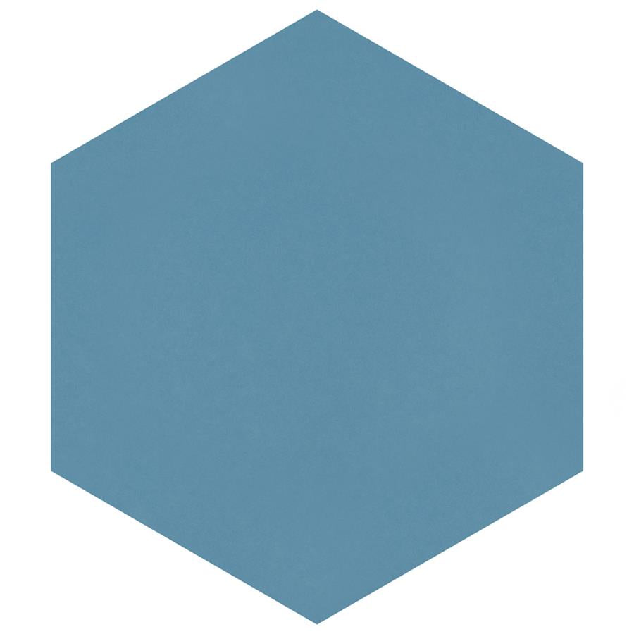 SomerTile - Textile Basic 9&quot; x 10&quot; Porcelain Hex Tile - Niagara