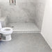SomerTile - Textile Basic 9" x 10" Porcelain Hex Tile - Silver 4