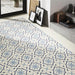 SomerTile - Monteca 10" x 10" Porcelain Tile - Blue floor installation