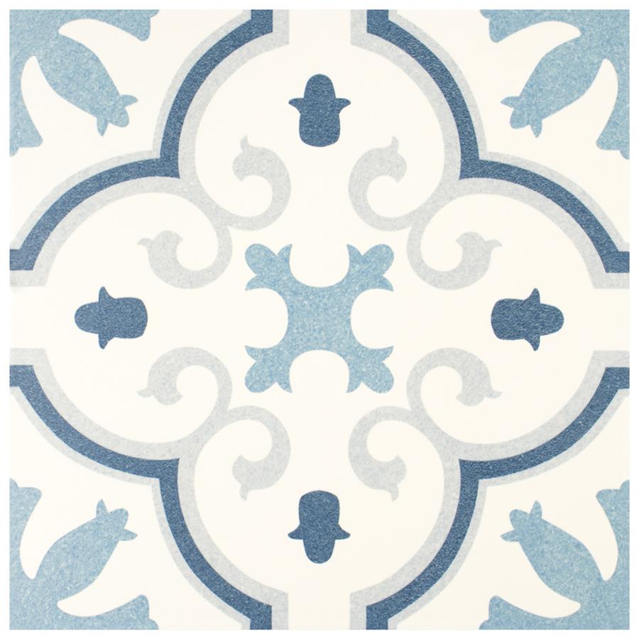 SomerTile - Monteca 10&quot; x 10&quot; Porcelain Tile - Blue