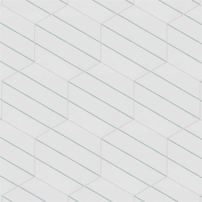 SomerTile - Porto Savona 9" x 10" Porcelain Hex Tile - Aqua