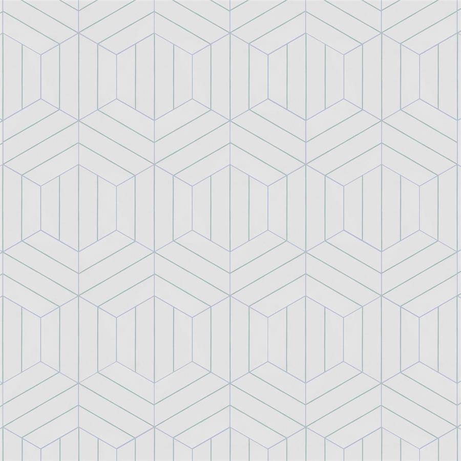 SomerTile - Porto Savona 9&quot; x 10&quot; Porcelain Hex Tile - Aqua