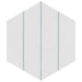 SomerTile - Porto Savona 9" x 10" Porcelain Hex Tile - Aqua