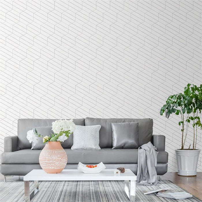 SomerTile - Porto Savona 9" x 10" Porcelain Hex Tile - Black wall installation