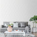 SomerTile - Porto Savona 9" x 10" Porcelain Hex Tile - Black wall installation