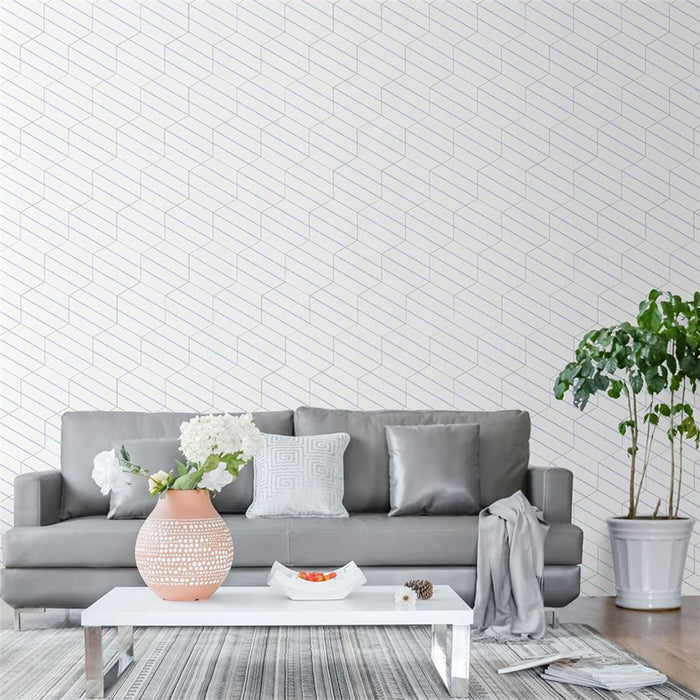 SomerTile - Porto Savona 9" x 10" Porcelain Hex Tile - Niagara wall installation