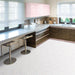 SomerTile - Porto Savona 9" x 10" Porcelain Hex Tile - Rose floor installation