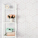 SomerTile - Porto Savona 9" x 10" Porcelain Hex Tile - Rose wall installation