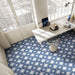 SomerTile - Stella 10" x 10" Porcelain Tile - Day floor installation