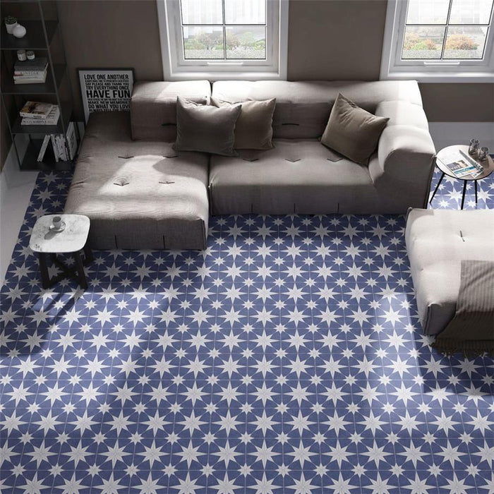SomerTile - Stella 10" x 10" Porcelain Tile - Day floor installation