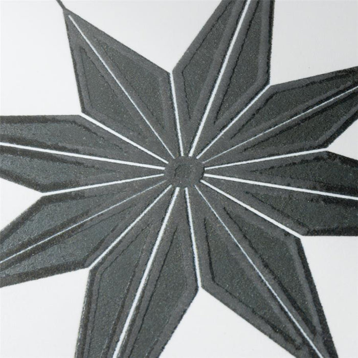 SomerTile - Stella 10" x 10" Porcelain Tile - Luxe Nero Close View2