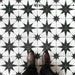 SomerTile - Stella 10" x 10" Porcelain Tile - Luxe Nero Floor Install