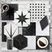 SomerTile - Stella 10" x 10" Porcelain Tile - Luxe Nero Mood Board