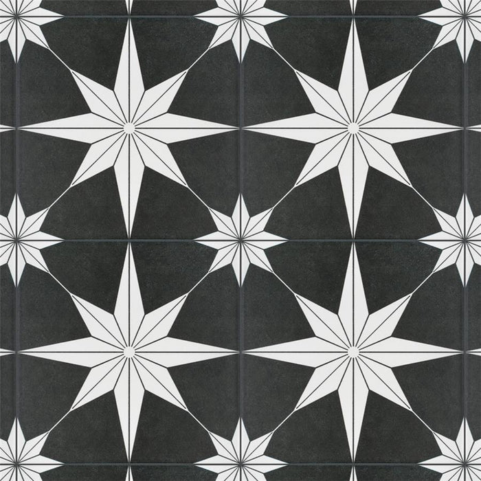 SomerTile - Stella 10" x 10" Porcelain Tile - Night