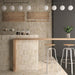 SomerTile - Coco 2 in. x 6 in. Matte Porcelain Tile - Canvas Beige floor and wall installation