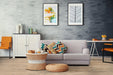 Bedrosians - Titus 2.0 - 6 in. x 36 in. Matte Porcelain Tile - Camel Installed 2