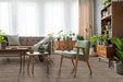 Bedrosians - Titus 2.0 - 6 in. x 36 in. Matte Porcelain Tile - Noce Installed 2