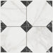 SomerTile - Merzoni 13 in. x 13 in. Porcelain Tile - Yard Marquina