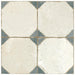SomerTile - Kings Yard 18 in. x 18 in. Textured Ceramic Tile - Blue