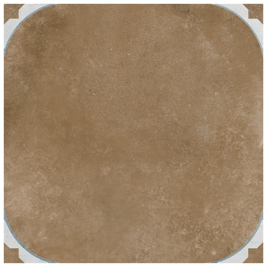 SomerTile - Tetuan 17 in. x 17 in. Textured Porcelain Tile - Terra