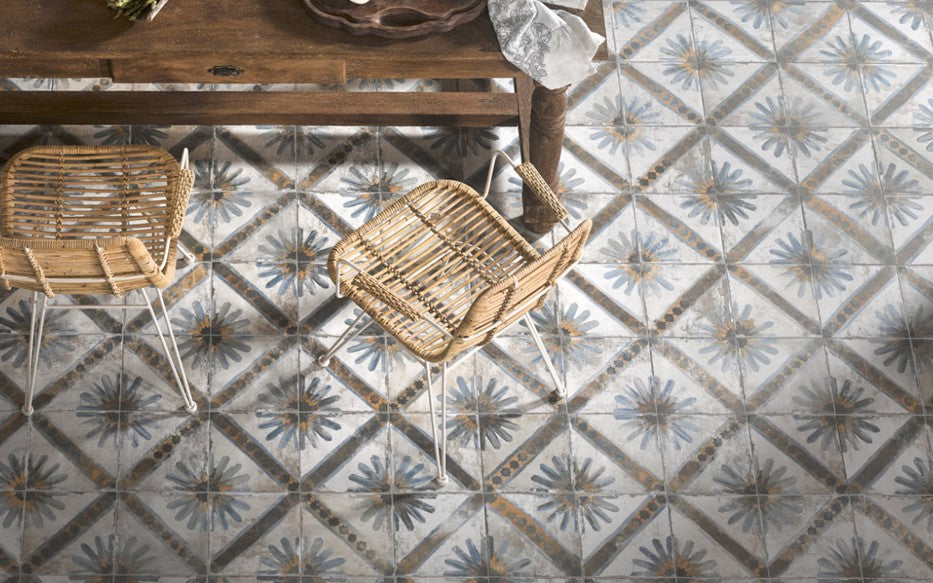 Bestile - Peronda FS Marrakech 18 in. x 18 in. Ceramic Tile - Blue