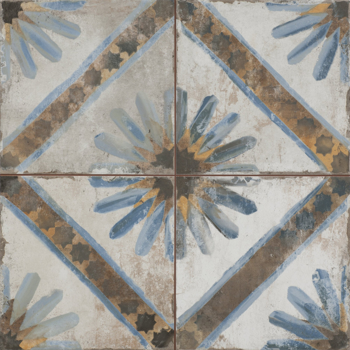 Bestile - Peronda FS Marrakech 18 in. x 18 in. Ceramic Tile - Blue