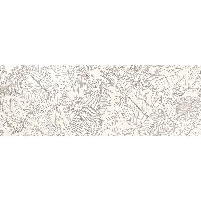 Fanal - Pearl Tropic Collection -12 in. x 36 in. Ceramic Tile - White
