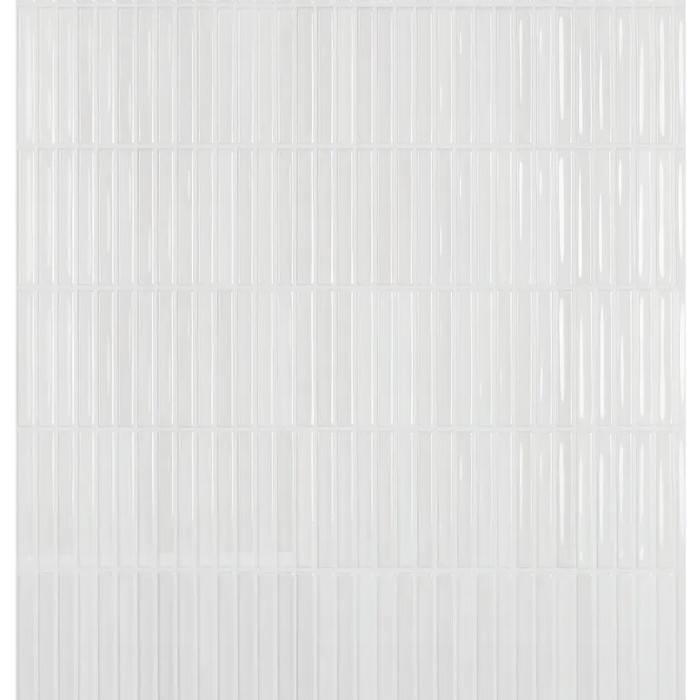 Arizona Tile - Flash Bars 5x10 Glossy Ceramic Mosaic - White