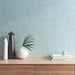 Arizona Tile - Flash Bars 5x10 Glossy Ceramic Mosaic - Light Blue wall installation