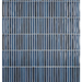 Arizona Tile - Flash Bars 5x10 Glossy Ceramic Mosaic - Cobalt
