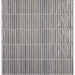 Arizona Tile - Flash Bars 5x10 Glossy Ceramic Mosaic - Cool Grey