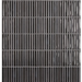 Arizona Tile - Flash Bars 5x10 Glossy Ceramic Mosaic - Graphite