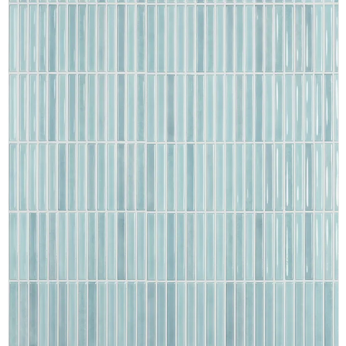 Arizona Tile - Flash Bars 5x10 Glossy Ceramic Mosaic - Light Blue