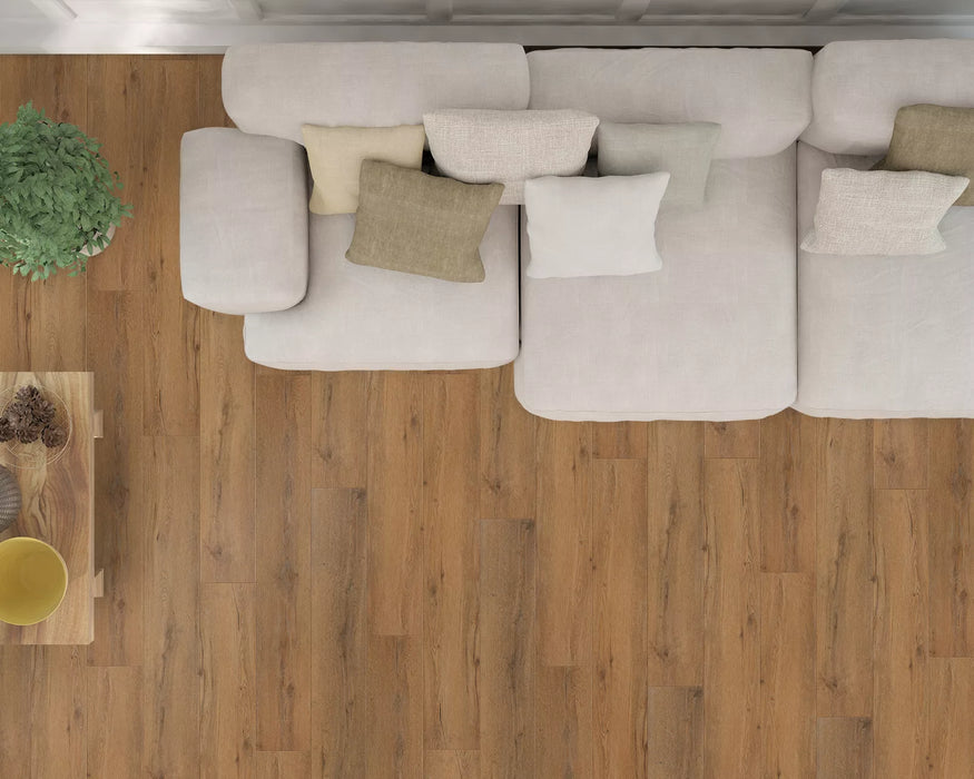 LW Flooring - Riverside - 9" x 59" - Luxury Vinyl - Foxglove Top View