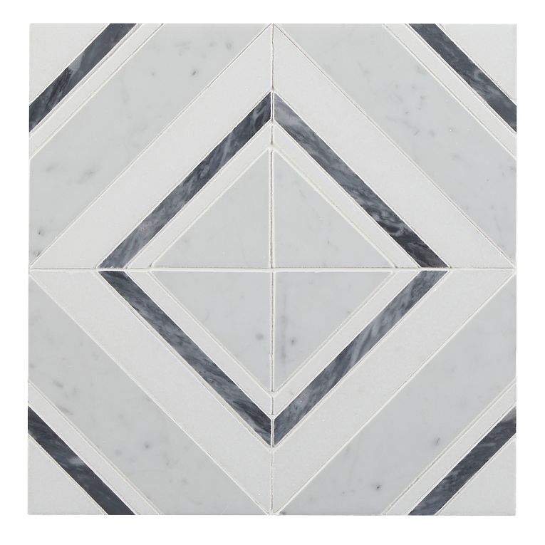 Arizona Tile - Natural Stone - Stone Mesh Patterns - Diamond Bianco