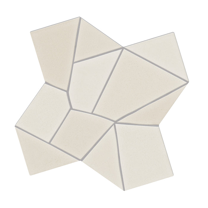 WOW - Trencadis - 10 in. x 10 in. Gaudi Field Tile - Artic
