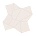 WOW - Trencadis - 10 in. x 10 in. Gaudi Field Tile - Chalk