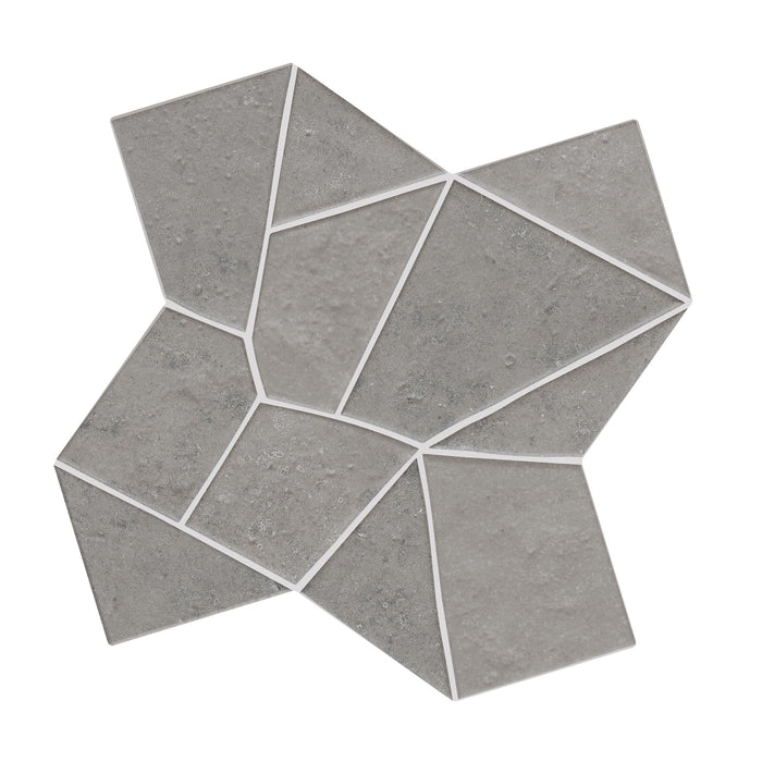WOW - Trencadis - 10 in. x 10 in. Gaudi Field Tile - Coal