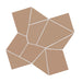 WOW - Trencadis - 10 in. x 10 in. Gaudi Field Tile - Mud