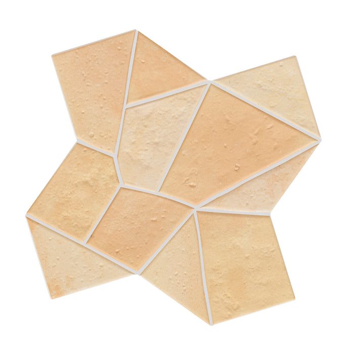 WOW - Trencadis - 10 in. x 10 in. Gaudi Field Tile - Sand