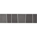 WOW - Trencadis - 3 in. x 11 in. Guell Field Tile - Basalt