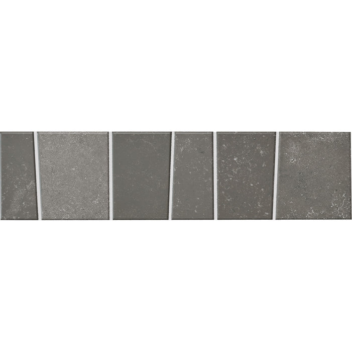 WOW - Trencadis - 3 in. x 11 in. Guell Field Tile - Coal